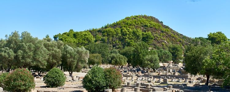 Олимпия - археологический заповедник  на Пелопоннесе