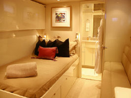 Double Guest Stateroom En-Suite head & shower with pullman