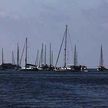 Якорные стоянки яхт у острова Стромболи
