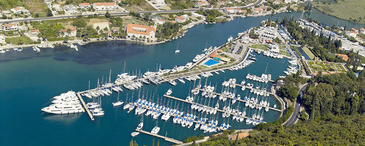 Яхтенная ACI marina Dubrovnik. Хорватия