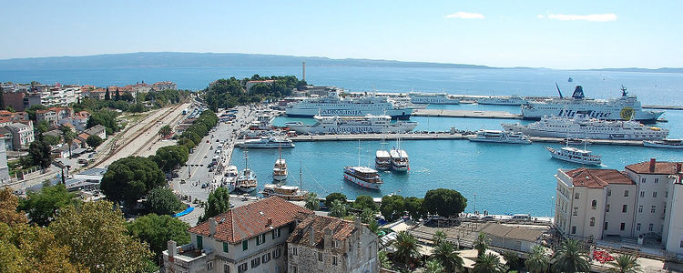 Морской порт Сплит. Хорватия