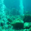 Подводные горячие источники у скалы Lisca Bianca 