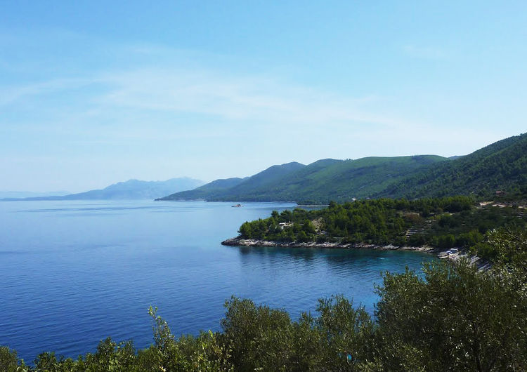 Северное побережье острова Корчула. Хорватия.