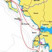 Яхтенный маршрут с Корфу по  Ионическим островам