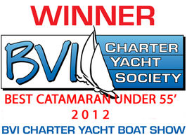 Best catamaran award out of 75 boats!
