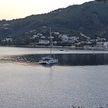 Якорная стоянка яхт у пляжа Мегали Аммос