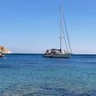 Якорная стоянка яхт у пляжа Циградо