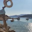 Якорная стоянка яхт в бухте Панормос