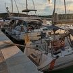 Стоянки яхт в порту Мартиншица