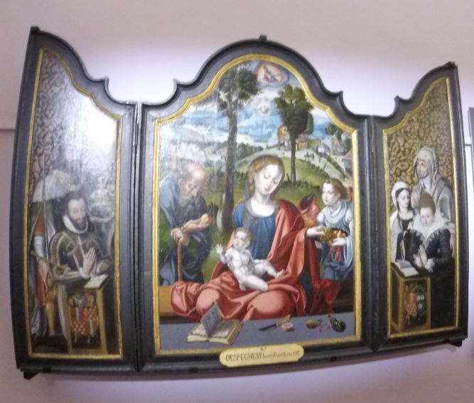 Триптих Святого Семейства, мастерская Коке и Деспеша, XVI век