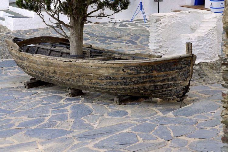 Деревянная лодка и кипарис (фото: bradman334)
