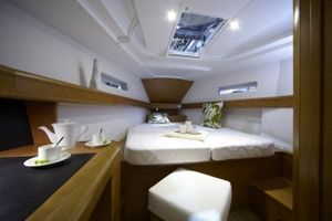 Master cabin with ensuite head &amp; shower, located forward