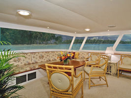 Enclosed aft deck