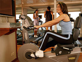SeaDream I and II have exceptional fitness centers with 4 treadmills, 2 recumbent bikes, and eliptical treadmill, free weights and a universal gym. There are flat screen TVs with DVD units attached available for guests as they exercise.