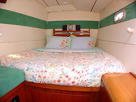 Aft Double Cabin with private en-suite head/shower