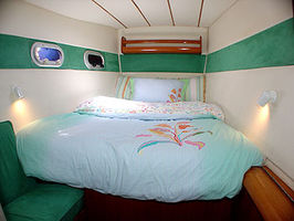 Forward Double Cabin with private en-suite head/shower