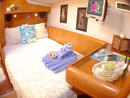 En-Suite Guest Double all are equal in size and have air con, Dvd players, hatches and fans and are very comfortable