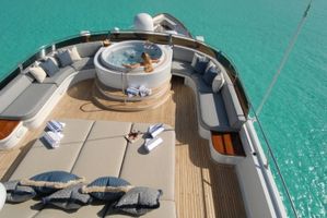 Sun Deck with Jacuzzi and optional sun shades