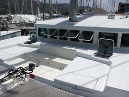 Foredeck seating area
