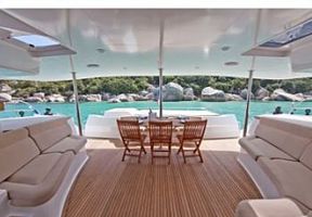 Lots of space aft deck